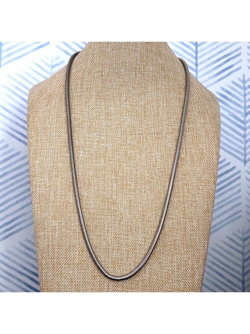 Park Lane 28" Silver Tone Snake Chain Necklace